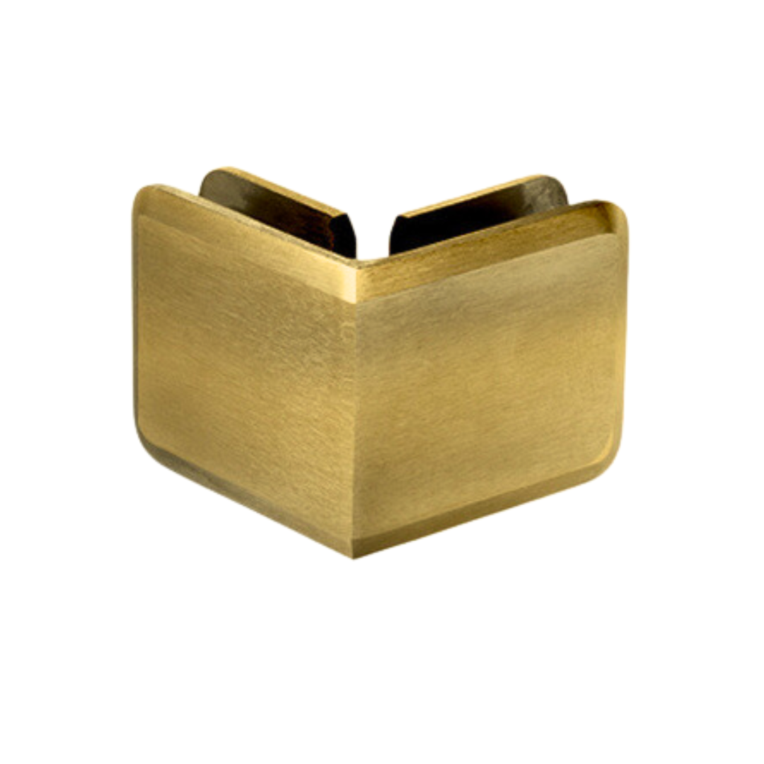 Glass To Glass | BEVELED 90 Degree Heavy Duty Clip