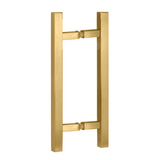 Brass Shower Handles | Square, Ladder Style Back-To-Back Shower Pull Handle