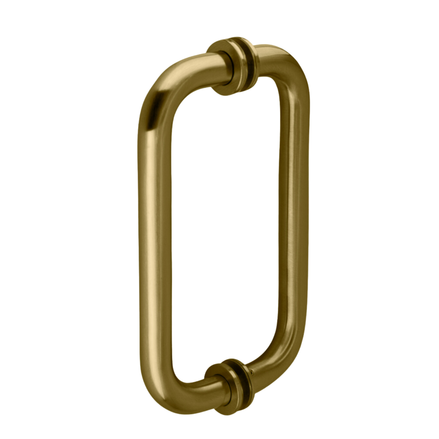 Brass Shower Handles | Round, Tubular Back-To-Back Shower Pull Handle