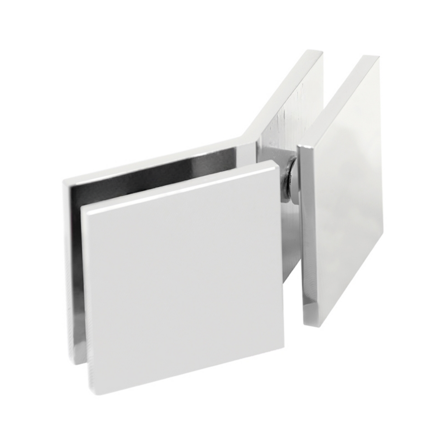 Glass To Glass | Square Edges Clip 135 Degree 1-3/4″ x 1-3/4″